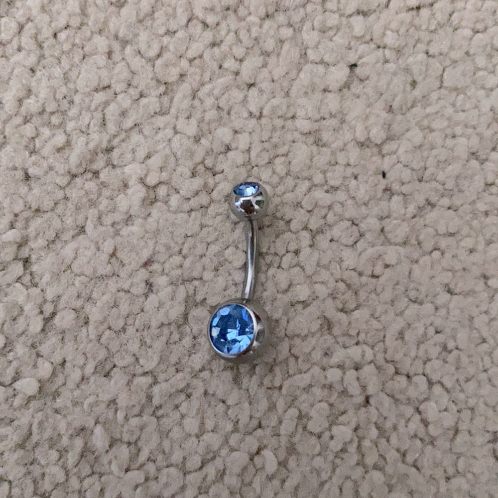 Sterling silver bellybutton ring
